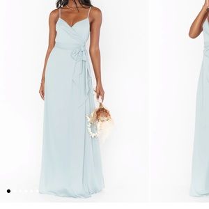 Liz Maxi Dress ~ Silver Sage Crisp